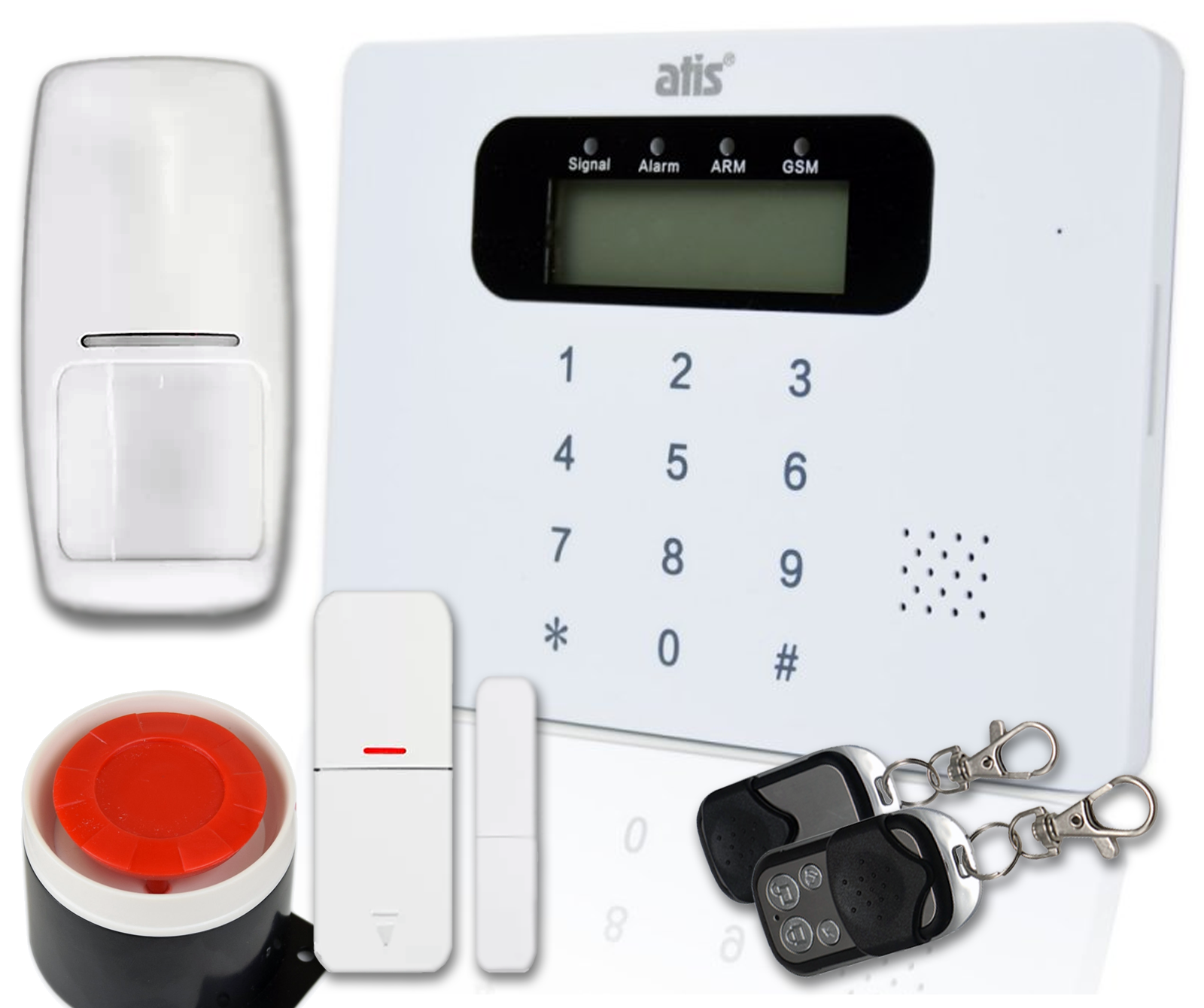 Беспроводная охранная GSM сигнализация Kit-GSM100 для дома / квартиры / дачи / коттеджа, Kit-GSM100
Беспроводная охранная GSM сигнализация Kit-GSM100 для дома / квартиры / дачи / коттеджа, Kit-GSM100