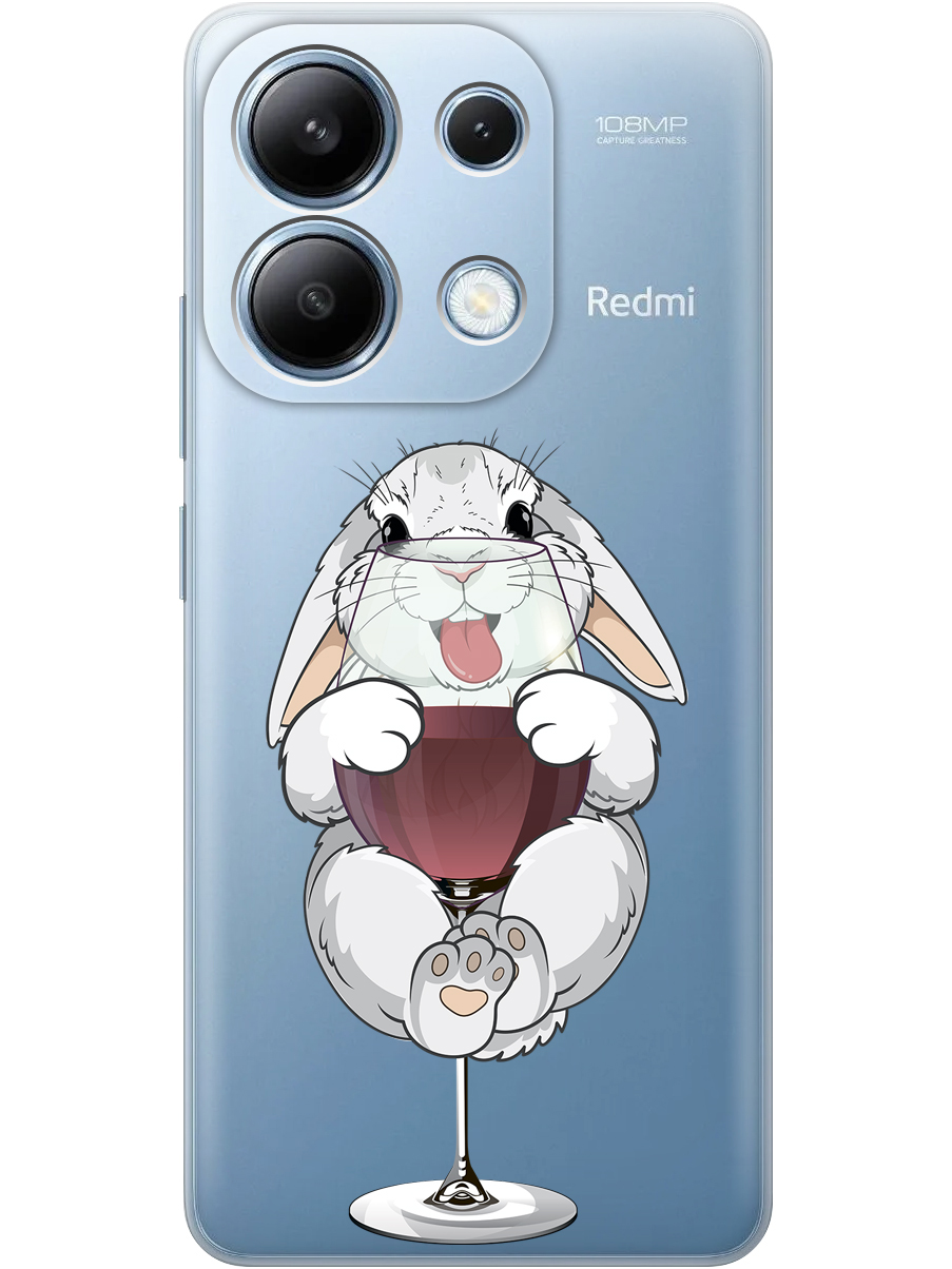 Силиконовый чехол на Xiaomi Redmi Note 13 4G с принтом "Кролик и бокал", Прозрачный;белый;бордовый, 782622875
Силиконовый чехол на Xiaomi Redmi Note 13 4G с принтом "Кролик и бокал", Прозрачный;белый;бордовый, 782622875