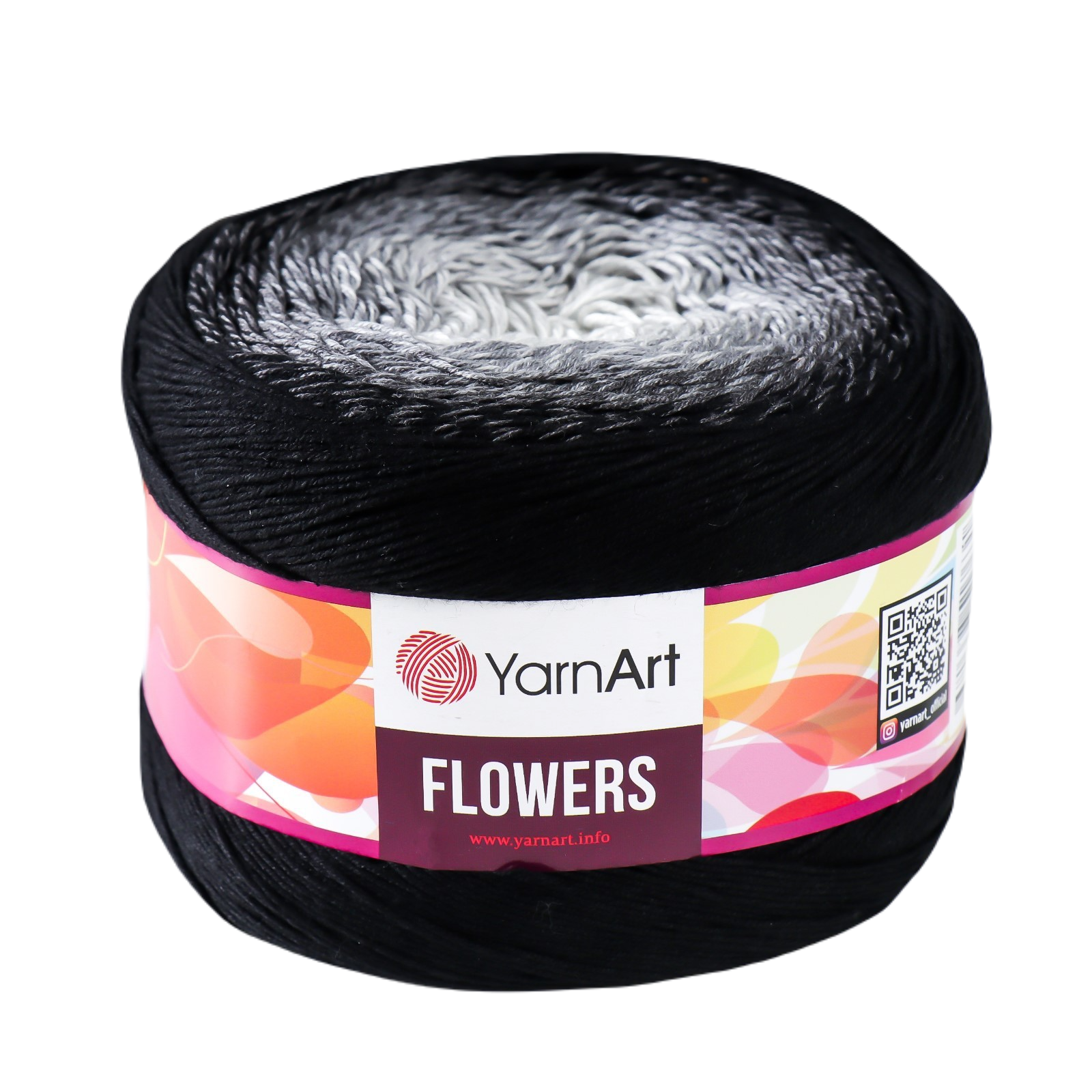 Пряжа "Flowers" 55% хлопок, 45% полиакрил 1000м/250гр (253 черный-серый), Пряжа для вязания "Flowers"
Пряжа "Flowers" 55% хлопок, 45% полиакрил 1000м/250гр (253 черный-серый), Пряжа для вязания "Flowers"