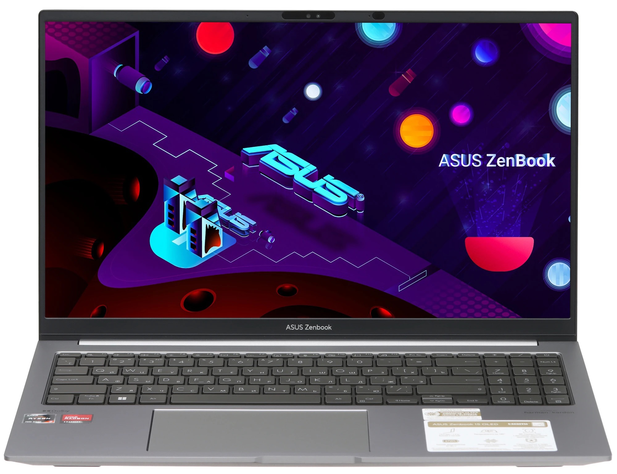 Ноутбук ASUS ZenBook 15 OLED UM3504DA-MA430W белый (90NB1163-M00KJ0), ZenBook 15 OLED UM3504DA-MA430W
Ноутбук ASUS ZenBook 15 OLED UM3504DA-MA430W белый (90NB1163-M00KJ0), ZenBook 15 OLED UM3504DA-MA430W