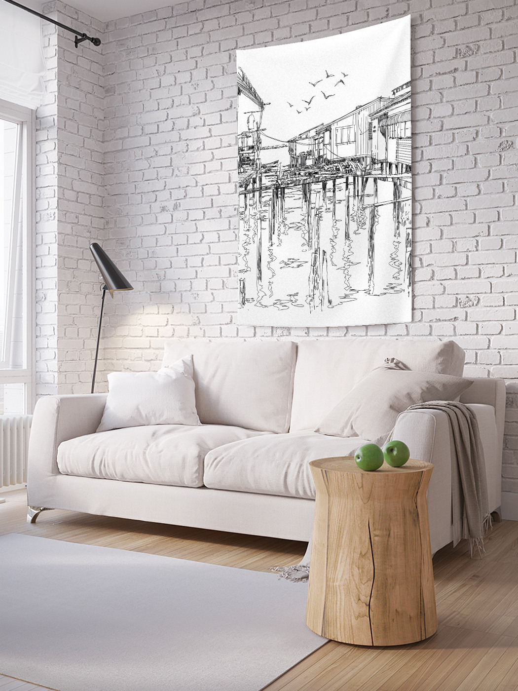 Вертикальное фотопанно на стену JoyArty Зарисовки причала 150x200 см, Зарисовки причала
Вертикальное фотопанно на стену JoyArty Зарисовки причала 150x200 см, Зарисовки причала