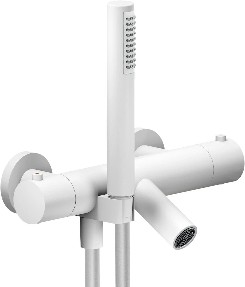Смеситель для ванны с термостатом Nobili Live LV00010/2WM Polar white матовый белый
Смеситель для ванны с термостатом Nobili Live LV00010/2WM Polar white матовый белый