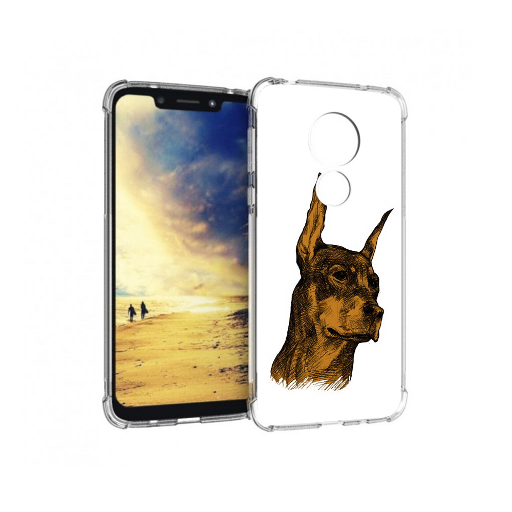 Чехол MyPads Tocco для Motorola G7 Power скетч доберман (PT227059.362.605), Прозрачный, Tocco
Чехол MyPads Tocco для Motorola G7 Power скетч доберман (PT227059.362.605), Прозрачный, Tocco