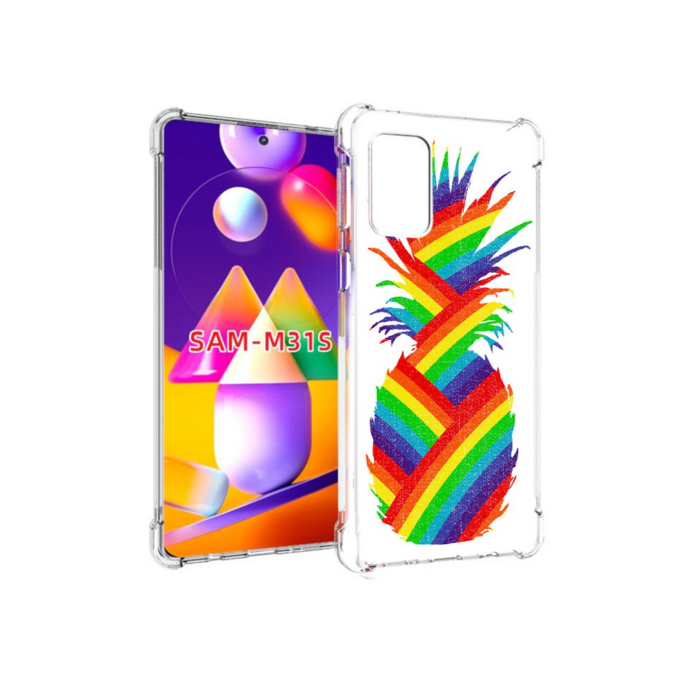Чехол MyPads Tocco для Samsung Galaxy M31s радужный ананас (PT152186.489.566), Прозрачный, Tocco
Чехол MyPads Tocco для Samsung Galaxy M31s радужный ананас (PT152186.489.566), Прозрачный, Tocco