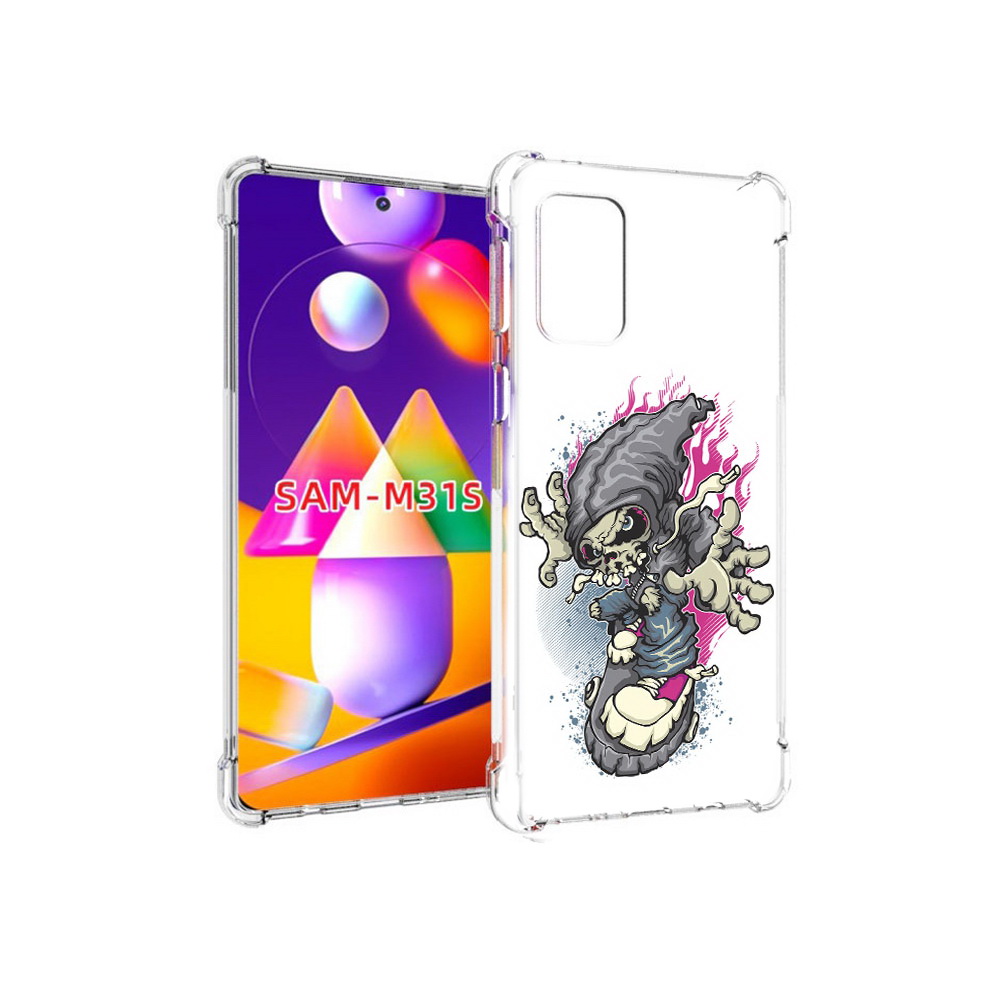 Чехол MyPads Tocco для Samsung Galaxy M31s нарисованный скелет на скейт борде, Прозрачный, Tocco
Чехол MyPads Tocco для Samsung Galaxy M31s нарисованный скелет на скейт борде, Прозрачный, Tocco