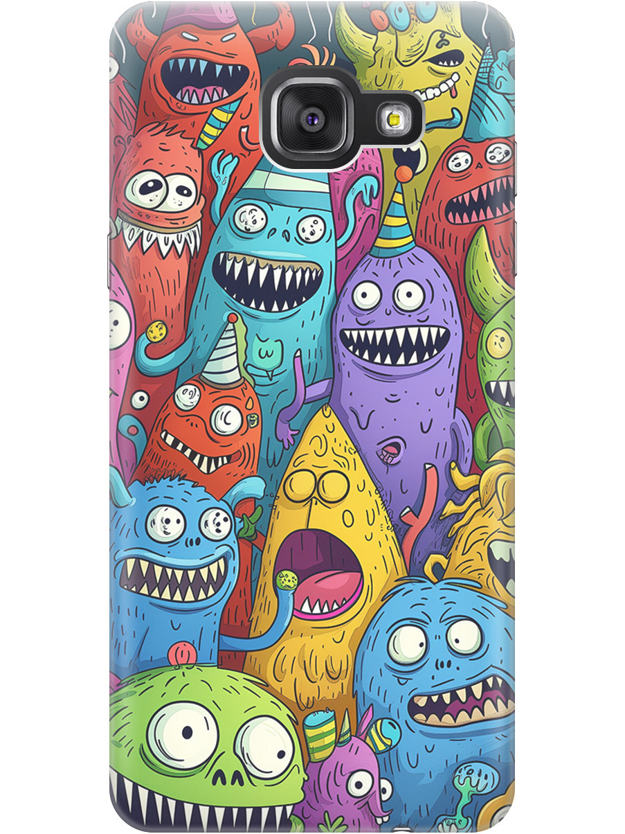 Силиконовый чехол на Samsung Galaxy A3 (2016) с принтом "Веселые монстрики", Прозрачный;голубой;зеленый;черный, 78151772
Силиконовый чехол на Samsung Galaxy A3 (2016) с принтом "Веселые монстрики", Прозрачный;голубой;зеленый;черный, 78151772
