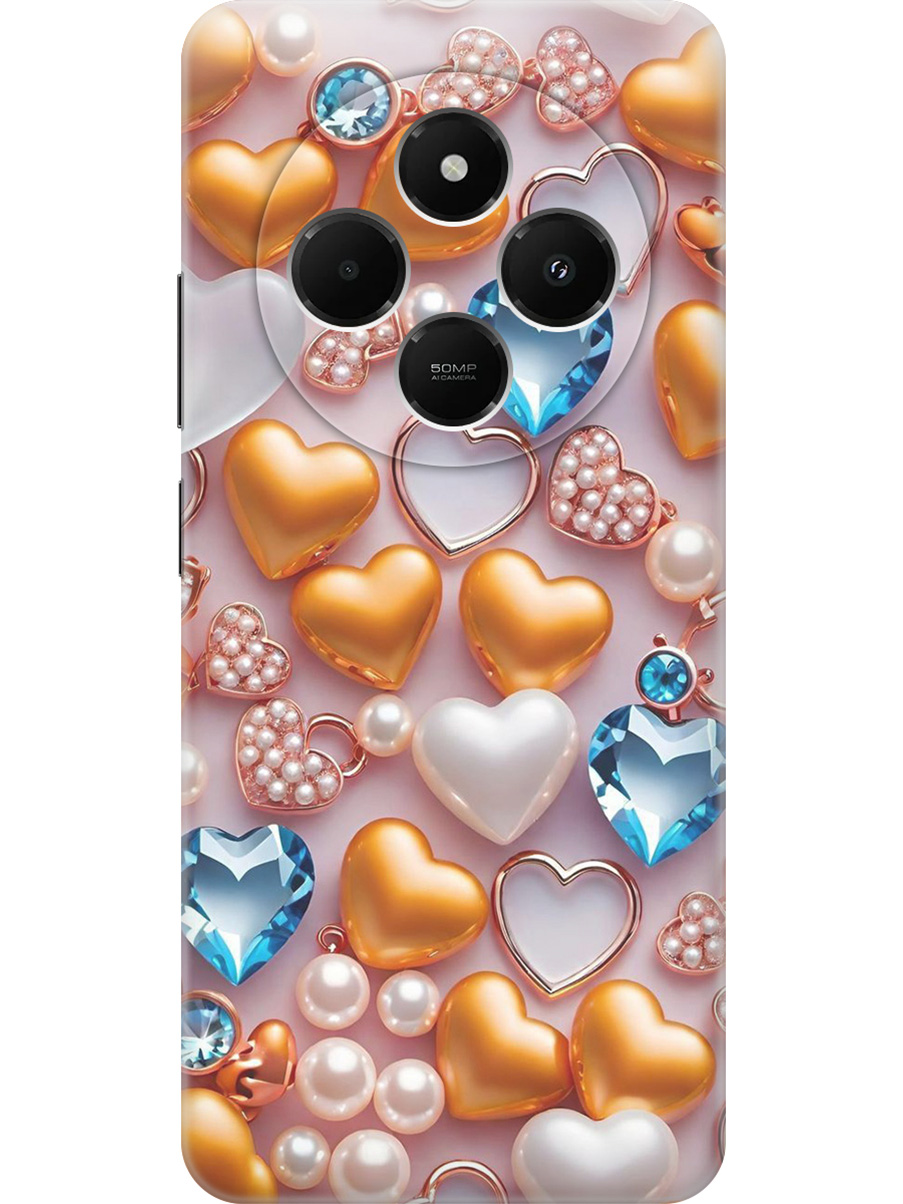 Силиконовый чехол на Xiaomi Redmi 14C / Poco C75 с принтом "Украшения и сердечки", Прозрачный;белый;золотистый;голубой, 786715791
Силиконовый чехол на Xiaomi Redmi 14C / Poco C75 с принтом "Украшения и сердечки", Прозрачный;белый;золотистый;голубой, 786715791