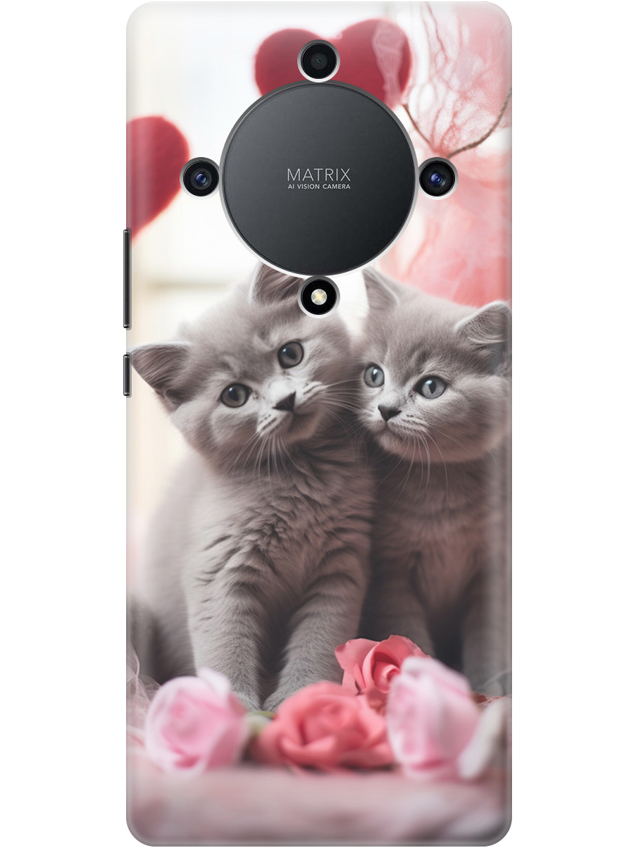 Силиконовый чехол на Honor X9a / Magic5 Lite с рисунком "Котики и сердечки", Красный;серый, 20000555
Силиконовый чехол на Honor X9a / Magic5 Lite с рисунком "Котики и сердечки", Красный;серый, 20000555