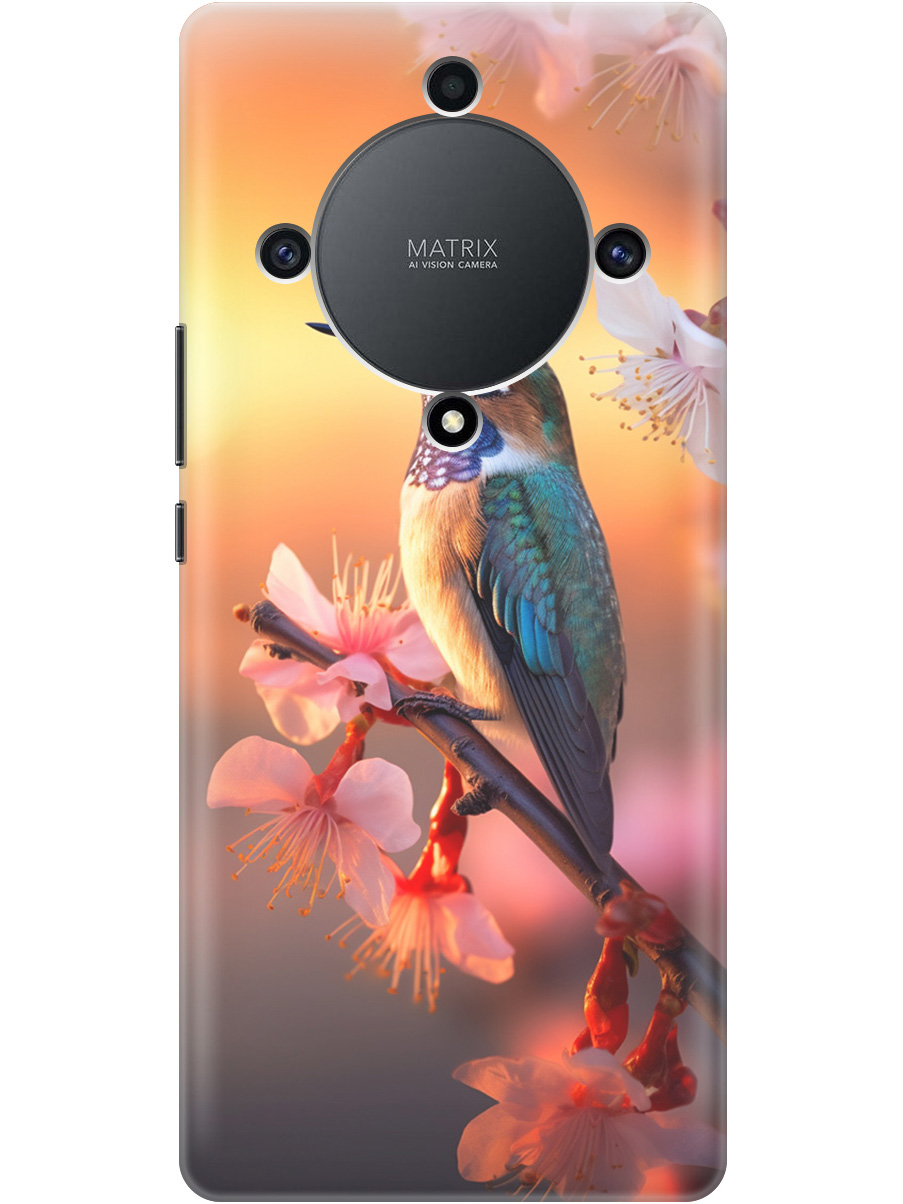 Силиконовый чехол на Honor X9a / Magic5 Lite с рисунком "Птичка и закат", Желтый;красный, 20000555
Силиконовый чехол на Honor X9a / Magic5 Lite с рисунком "Птичка и закат", Желтый;красный, 20000555
