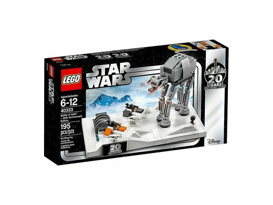 Конструктор LEGO Star Wars: Битва на Хоте: выпуск к 20-летнему юбилею, 195 дет. (40333), Star Wars
Конструктор LEGO Star Wars: Битва на Хоте: выпуск к 20-летнему юбилею, 195 дет. (40333), Star Wars