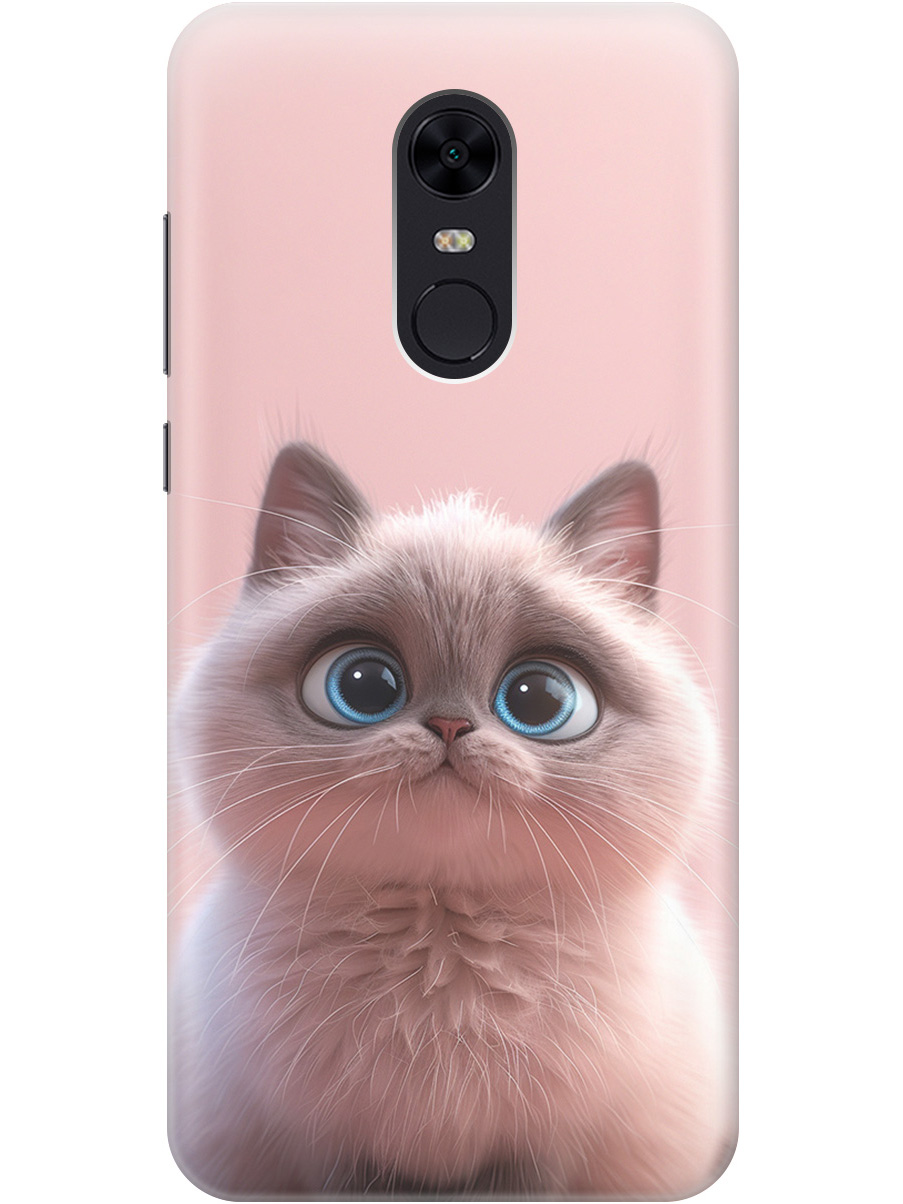 Силиконовый чехол на Xiaomi Redmi 5 Plus с принтом "Милейший котик", Прозрачный;розовый;серый, 717097511
Силиконовый чехол на Xiaomi Redmi 5 Plus с принтом "Милейший котик", Прозрачный;розовый;серый, 717097511