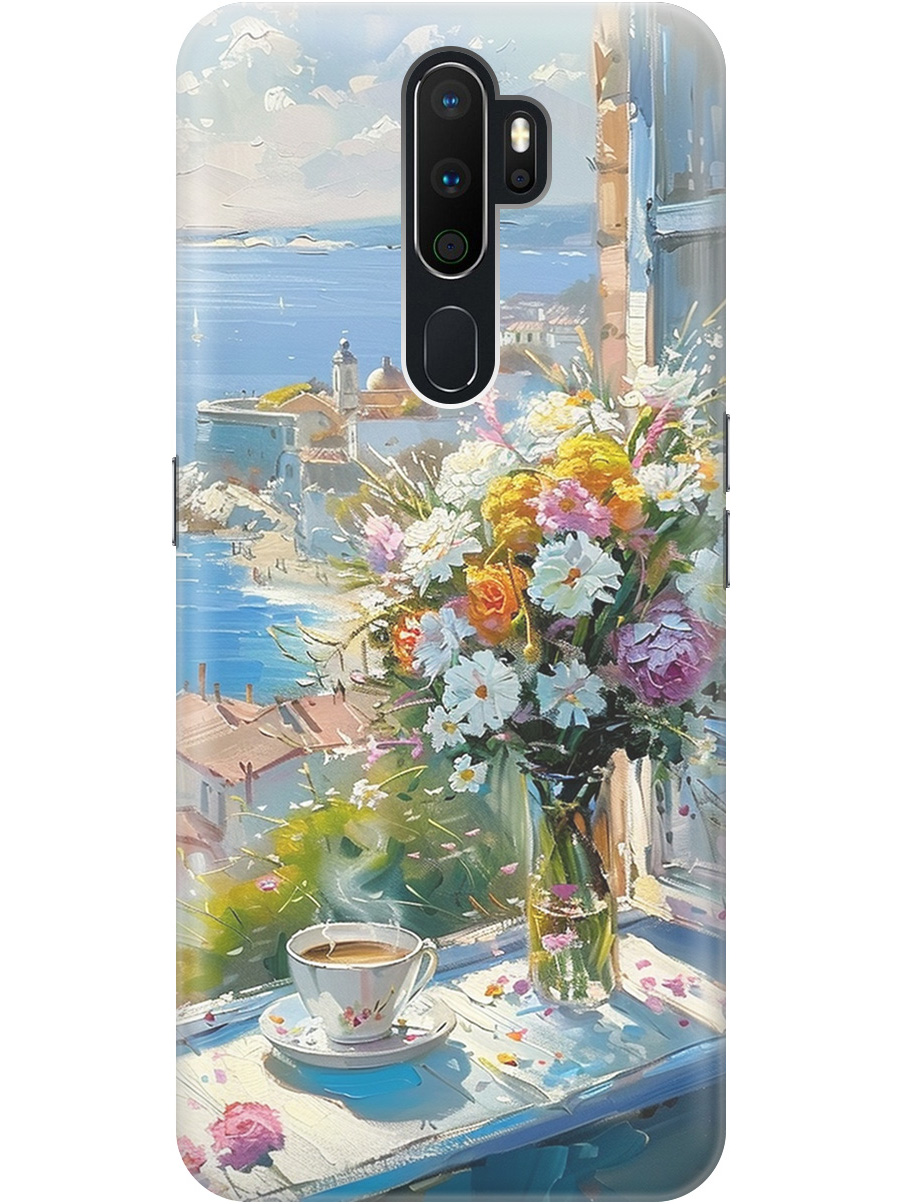 Силиконовый чехол на Oppo A5 (2020) / A9 (2020) с принтом "Букет цветов и кофе", Прозрачный;белый;голубой, 726151322
Силиконовый чехол на Oppo A5 (2020) / A9 (2020) с принтом "Букет цветов и кофе", Прозрачный;белый;голубой, 726151322