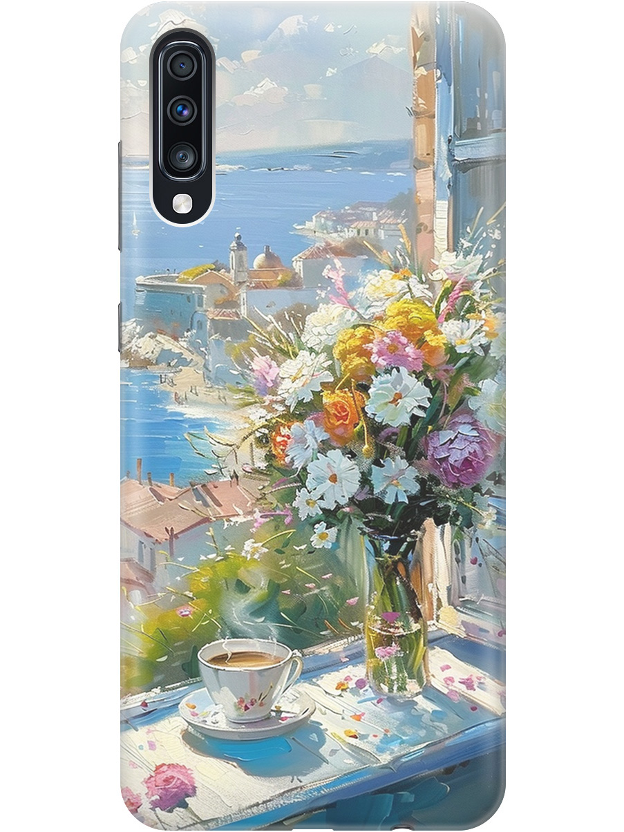 Силиконовый чехол на Samsung Galaxy A70 / A70s с принтом "Букет цветов и кофе", Прозрачный;белый;голубой, 720804422
Силиконовый чехол на Samsung Galaxy A70 / A70s с принтом "Букет цветов и кофе", Прозрачный;белый;голубой, 720804422
