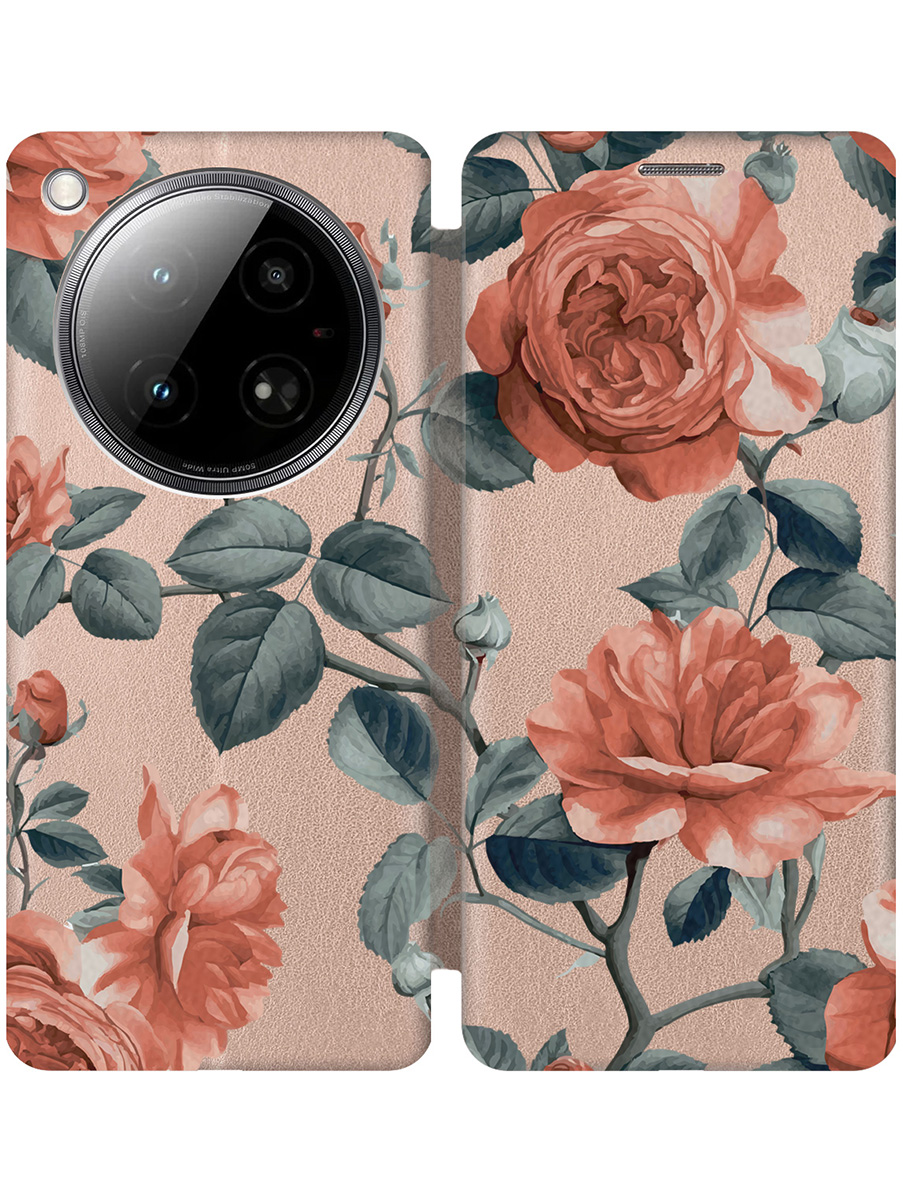 Чехол-книжка на Infinix Zero 40 4G с принтом "Винтажные розы" золотой, Золотистый;зеленый;красный, 786722323
Чехол-книжка на Infinix Zero 40 4G с принтом "Винтажные розы" золотой, Золотистый;зеленый;красный, 786722323