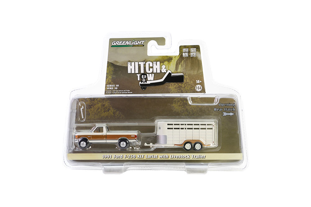 Ford F-250 xlt lariat пикап c прицепом для перевозки скота 1991 colonial white/desert tan, Белый
Ford F-250 xlt lariat пикап c прицепом для перевозки скота 1991 colonial white/desert tan, Белый