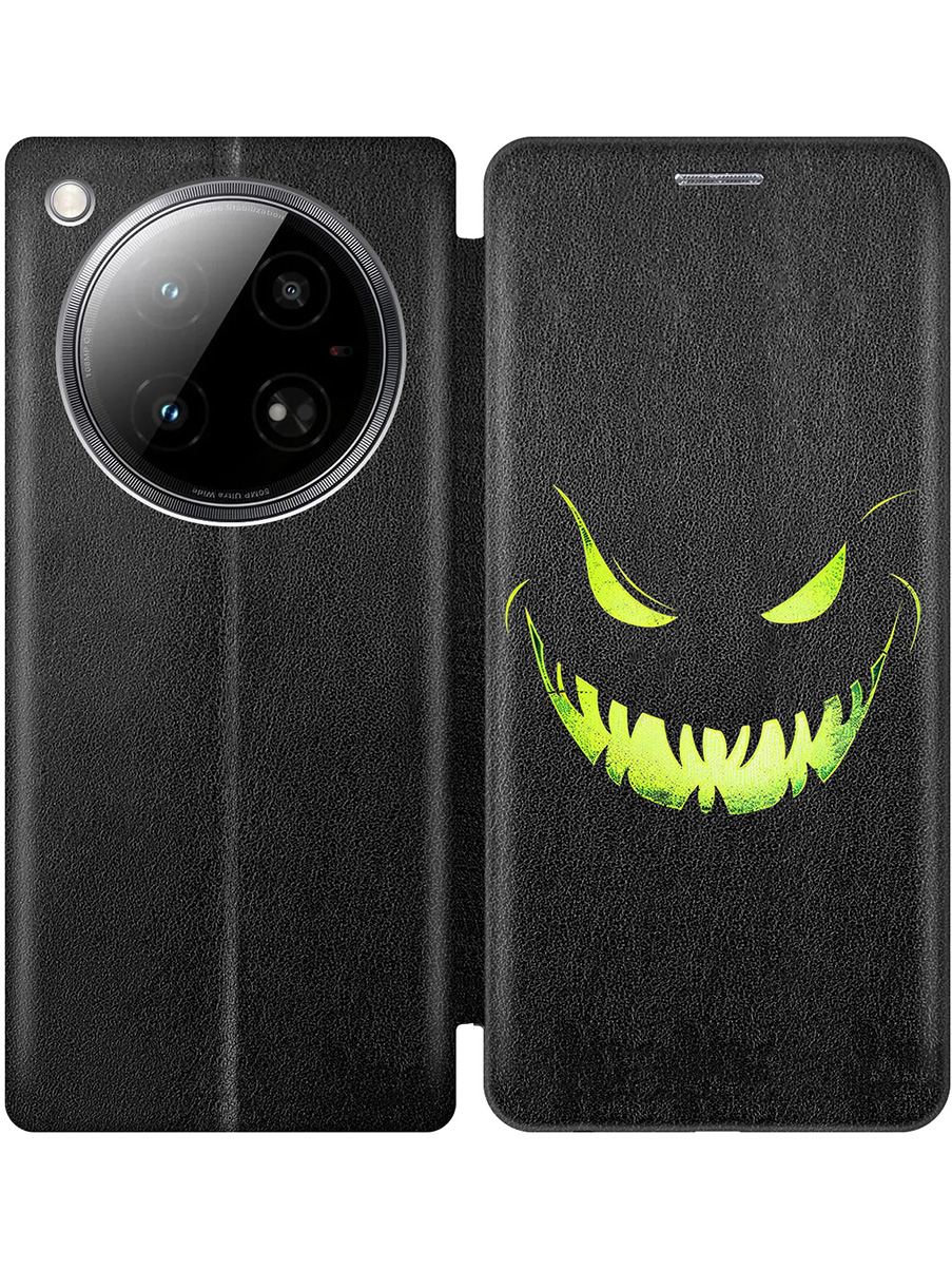 Чехол-книжка на Infinix Zero 40 4G с принтом "Зловещая улыбка" черный, Черный;зеленый, 786722372
Чехол-книжка на Infinix Zero 40 4G с принтом "Зловещая улыбка" черный, Черный;зеленый, 786722372