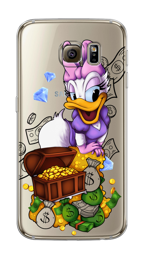 Чехол на Samsung Galaxy S6 edge "Rich Daisy Duck", Коричневый;белый;фиолетовый, 24450-6
Чехол на Samsung Galaxy S6 edge "Rich Daisy Duck", Коричневый;белый;фиолетовый, 24450-6