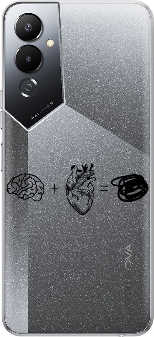 Чехол на Tecno Pova 4 с 3D принтом "Brain Plus Heart" прозрачный, Прозрачный;черный, 158052
Чехол на Tecno Pova 4 с 3D принтом "Brain Plus Heart" прозрачный, Прозрачный;черный, 158052