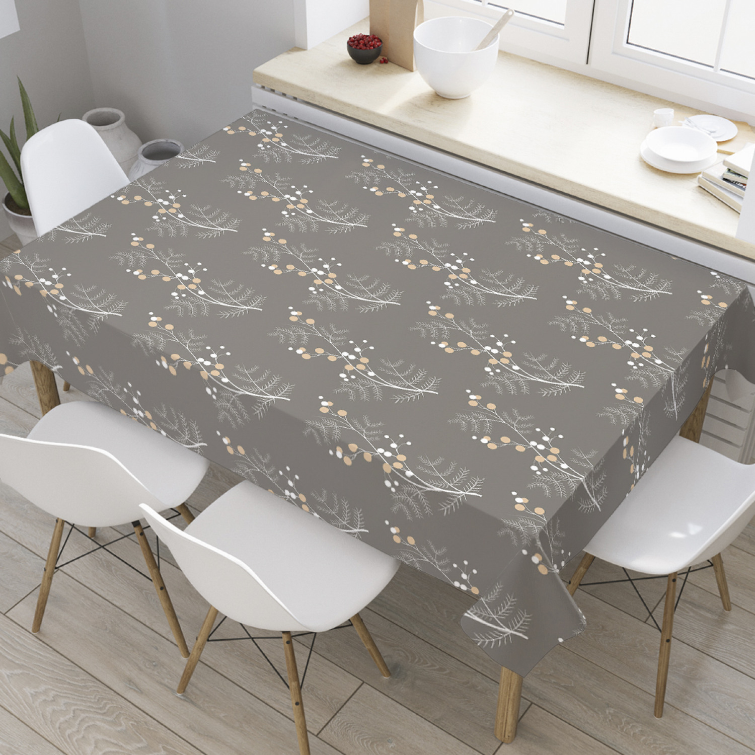 Скатерть прямоугольная JoyArty "Ягодные ветки" из оксфорда, 120x145 см, Серый, Ягодные ветки
Скатерть прямоугольная JoyArty "Ягодные ветки" из оксфорда, 120x145 см, Серый, Ягодные ветки