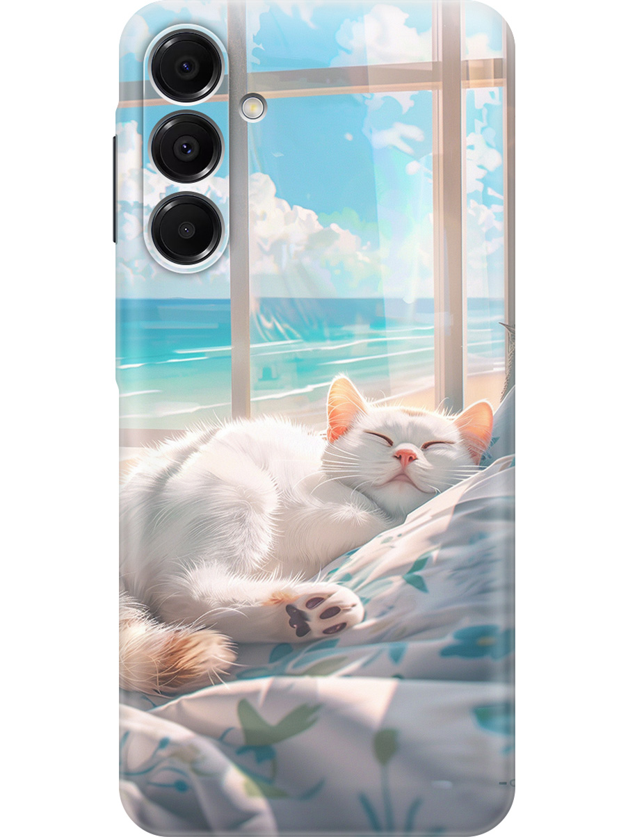 Силиконовый чехол на Samsung Galaxy A16 с принтом "Отдыхающий котик", Прозрачный;белый;голубой, 786721712
Силиконовый чехол на Samsung Galaxy A16 с принтом "Отдыхающий котик", Прозрачный;белый;голубой, 786721712
