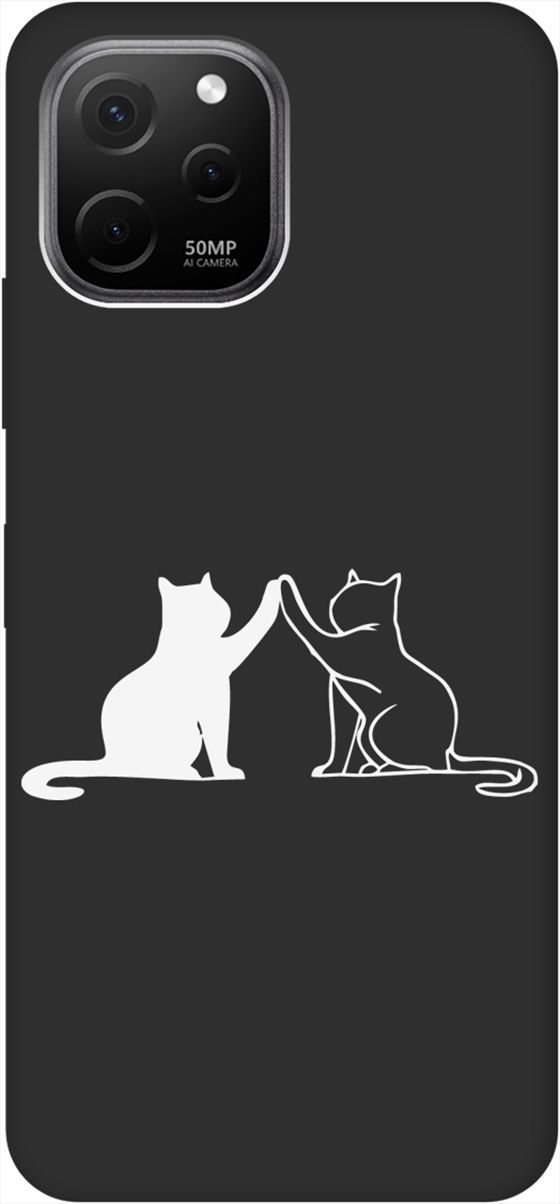 Матовый Soft Touch Чехол на Huawei nova Y61 с 3D принтом "Cats W" черный, Черный;белый, 158013 
Матовый Soft Touch Чехол на Huawei nova Y61 с 3D принтом "Cats W" черный, Черный;белый, 158013