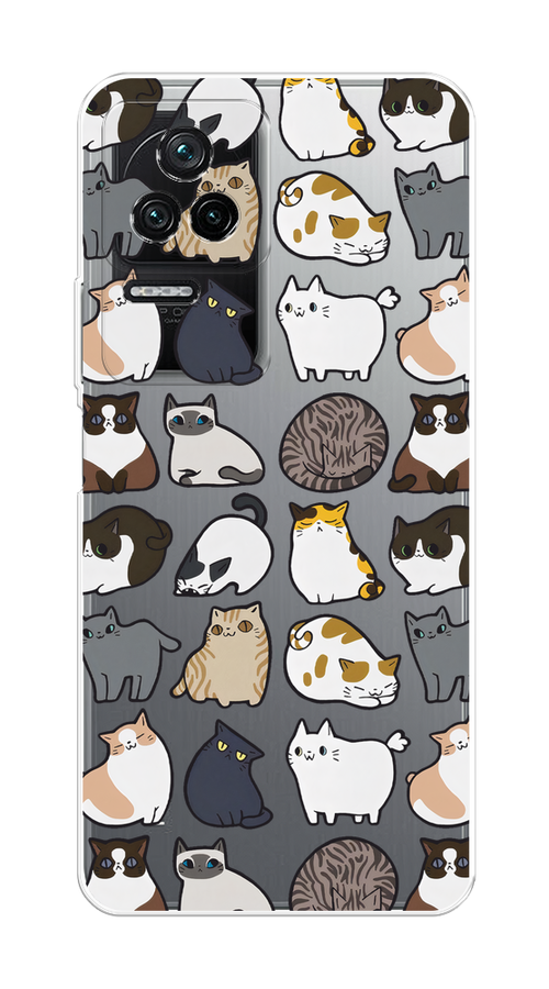Чехол на Poco F4/Redmi K40S "Милые котики", Прозрачный;белый;серый, 315350-1
Чехол на Poco F4/Redmi K40S "Милые котики", Прозрачный;белый;серый, 315350-1