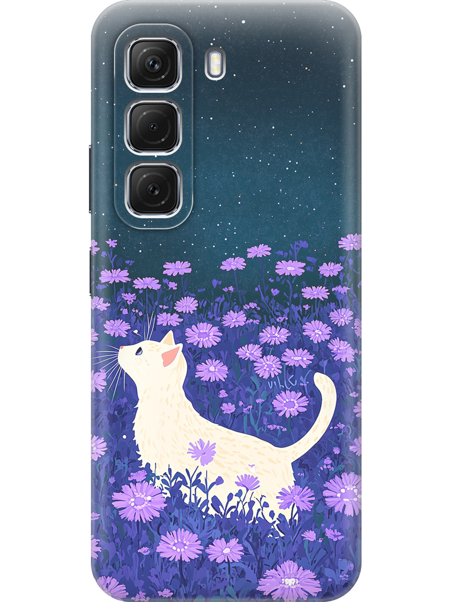 Силиконовый чехол на Infinix Hot 50 4G с принтом "Котик в сиреневых цветах" матовый черный, Черный;белый;фиолетовый, 786718712
Силиконовый чехол на Infinix Hot 50 4G с принтом "Котик в сиреневых цветах" матовый черный, Черный;белый;фиолетовый, 786718712