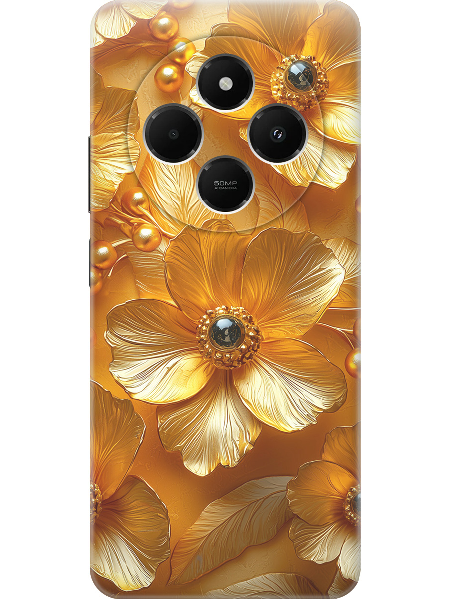 Силиконовый чехол на Xiaomi Redmi 14C / Poco C75 с принтом "Золотые цветы", Прозрачный;золотистый;черный, 786715723
Силиконовый чехол на Xiaomi Redmi 14C / Poco C75 с принтом "Золотые цветы", Прозрачный;золотистый;черный, 786715723