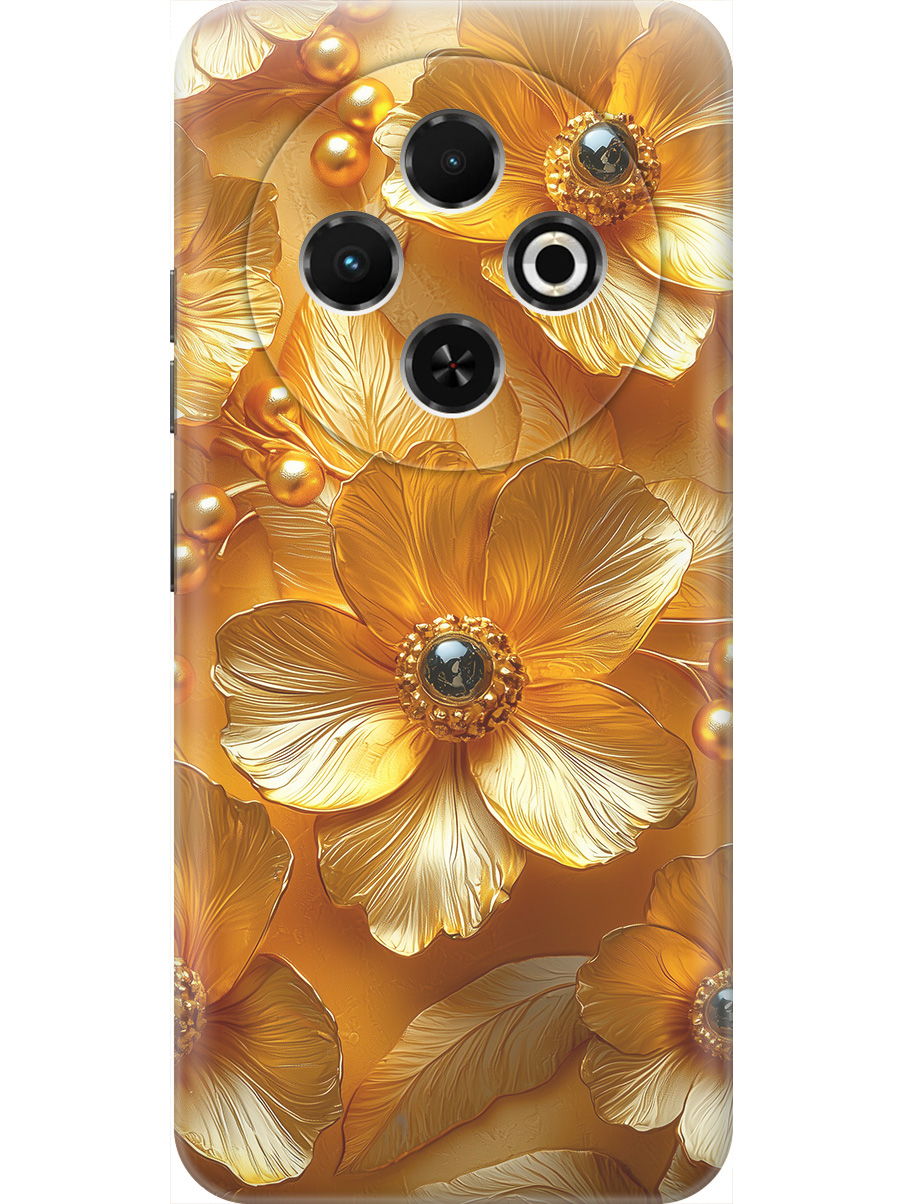 Силиконовый чехол на Tecno Spark 30C с принтом "Золотые цветы", Прозрачный;золотистый;черный, 786716323
Силиконовый чехол на Tecno Spark 30C с принтом "Золотые цветы", Прозрачный;золотистый;черный, 786716323