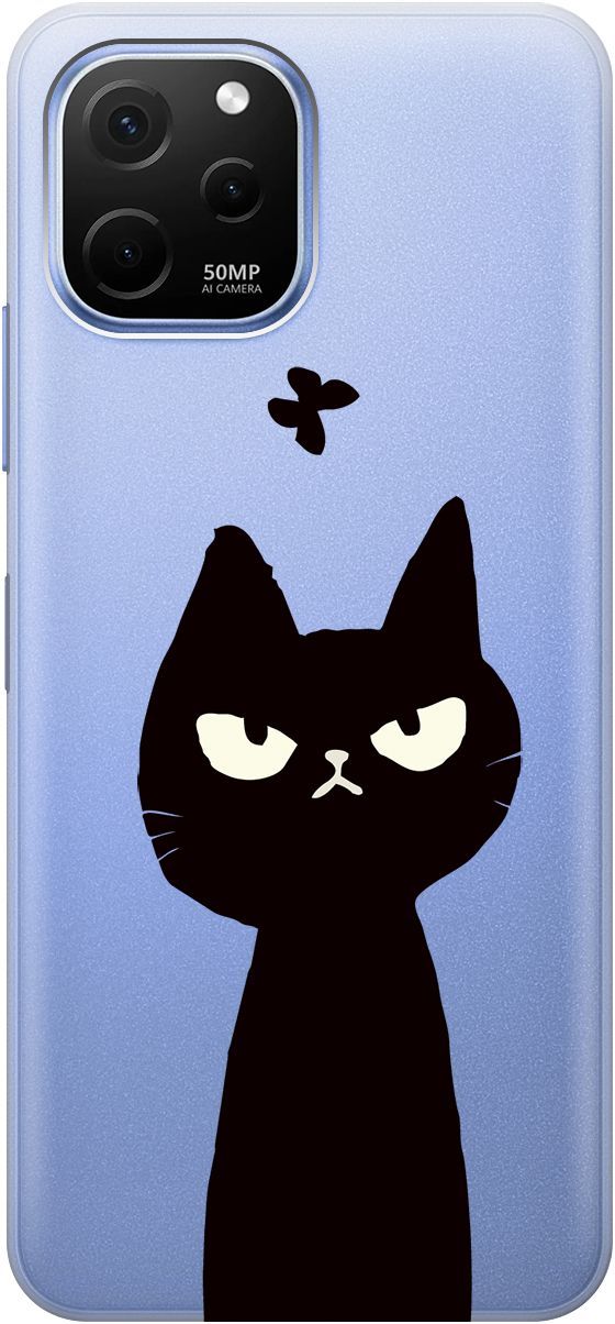 Чехол на Huawei nova Y61 с 3D принтом "Disgruntled Cat" прозрачный, Прозрачный;черный, 158010
Чехол на Huawei nova Y61 с 3D принтом "Disgruntled Cat" прозрачный, Прозрачный;черный, 158010