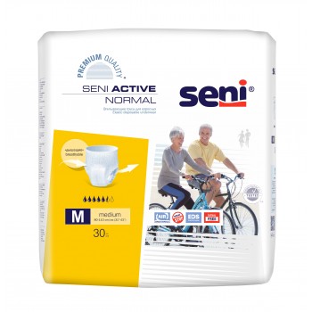 фото Впитывающие трусы для взрослых, m, 30 шт. seni active normal bella
