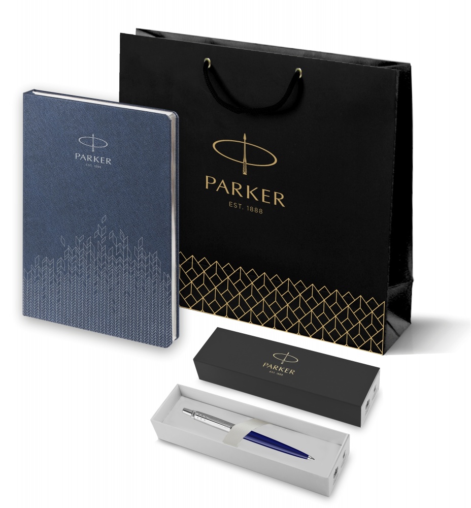 Подарочный набор: ежедневник синий и шариковая ручка Parker Jotter K60 R0033170, Parker Jotter K60
Подарочный набор: ежедневник синий и шариковая ручка Parker Jotter K60 R0033170, Parker Jotter K60