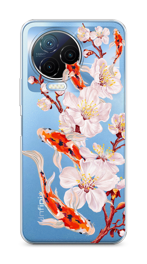 Чехол на Infinix Note 12 Pro 4G/Note 12 2023 "Карпы и сакура", Оранжевый;розовый;бежевый;прозрачный, 3103050-1
Чехол на Infinix Note 12 Pro 4G/Note 12 2023 "Карпы и сакура", Оранжевый;розовый;бежевый;прозрачный, 3103050-1
