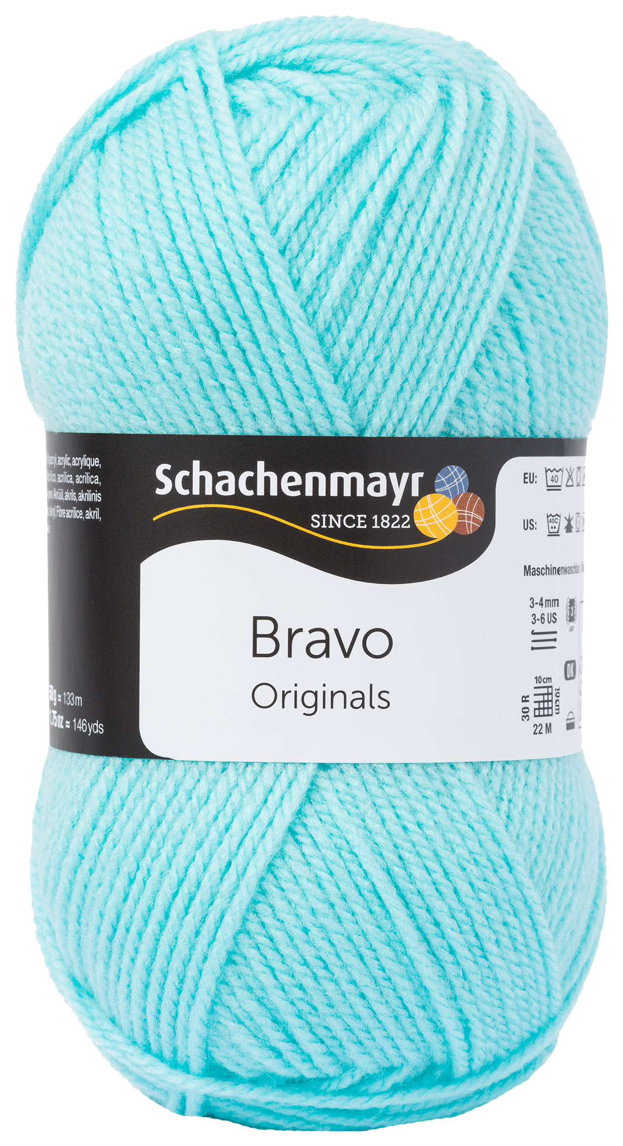 Пряжа для вязания SCHACHENMAYR 9801211 Bravo original (08366, mintblau), Бирюзовый, Bravo
Пряжа для вязания SCHACHENMAYR 9801211 Bravo original (08366, mintblau), Бирюзовый, Bravo