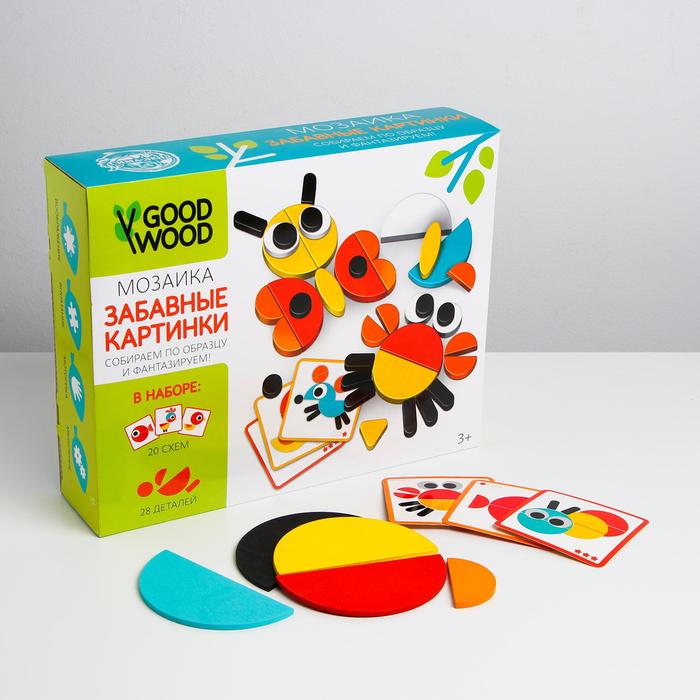 Мозаика с фишками Good wood Забавные картинки, деревянная, "Забавные картинки", деревянная
Мозаика с фишками Good wood Забавные картинки, деревянная, "Забавные картинки", деревянная