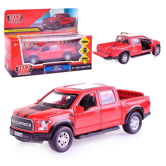Модельки машин Технопарк Ford F150 Raptor 12 см, открываются двери, красный, Ford F150 Raptor 12 см, открываются двери, красный
Модельки машин Технопарк Ford F150 Raptor 12 см, открываются двери, красный, Ford F150 Raptor 12 см, открываются двери, красный
