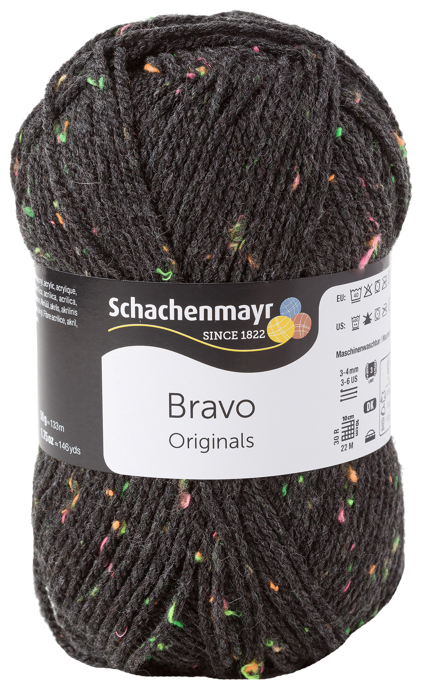 Пряжа для вязания SCHACHENMAYR 9801211 Bravo original (08329, серо-коричневый неон твид), Bravo
Пряжа для вязания SCHACHENMAYR 9801211 Bravo original (08329, серо-коричневый неон твид), Bravo