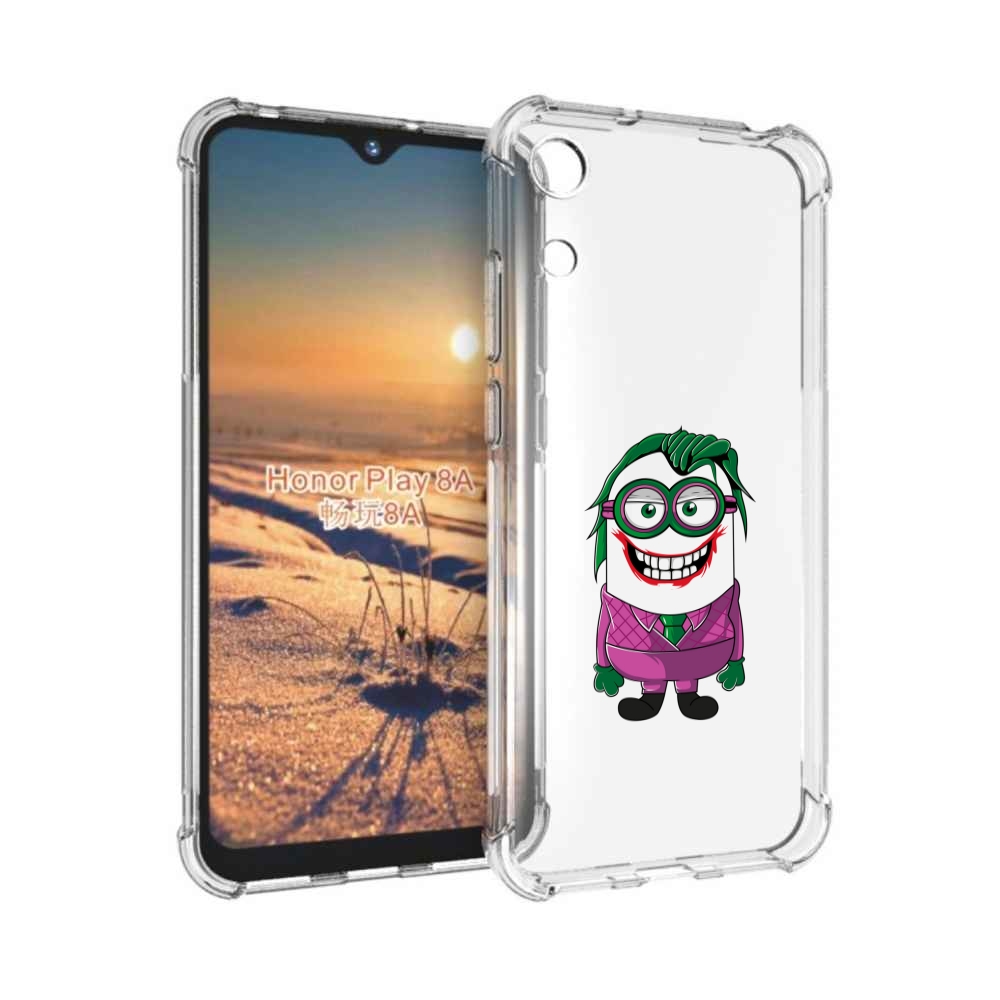 Чехол бампер MyPads джокер миньон для Honor 8A., Прозрачный, Tocco 
Чехол бампер MyPads джокер миньон для Honor 8A., Прозрачный, Tocco