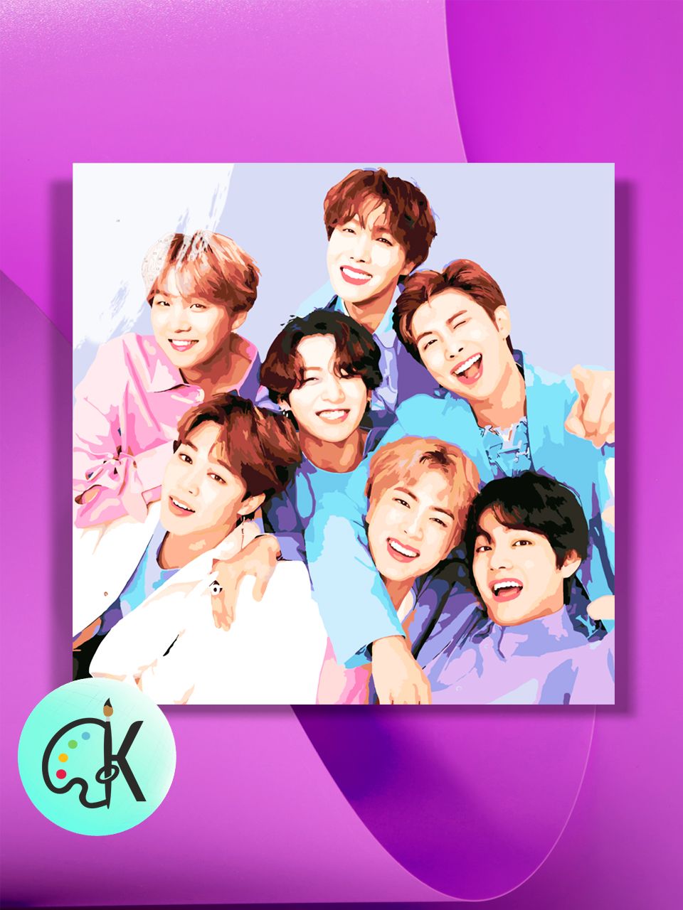 Картина по номерам на холсте Культура Цвета BTS Bangtan Boys, 40 х 40 см, BTS Bangtan Boys
Картина по номерам на холсте Культура Цвета BTS Bangtan Boys, 40 х 40 см, BTS Bangtan Boys