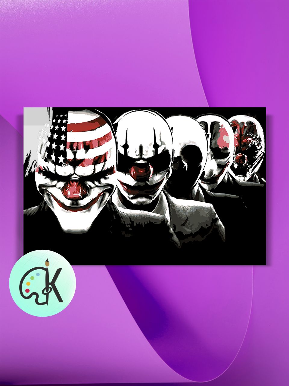 Картина по номерам на холсте Культура Цвета PayDay грабители, 40 х 60 см, PayDay грабители
Картина по номерам на холсте Культура Цвета PayDay грабители, 40 х 60 см, PayDay грабители