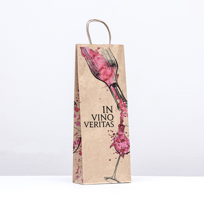 Пакет бумажный In vino veritas 10329863-25p, крафт, 80 г/м2, 39х15х8 см, 25 шт, Разноцветный
Пакет бумажный In vino veritas 10329863-25p, крафт, 80 г/м2, 39х15х8 см, 25 шт, Разноцветный