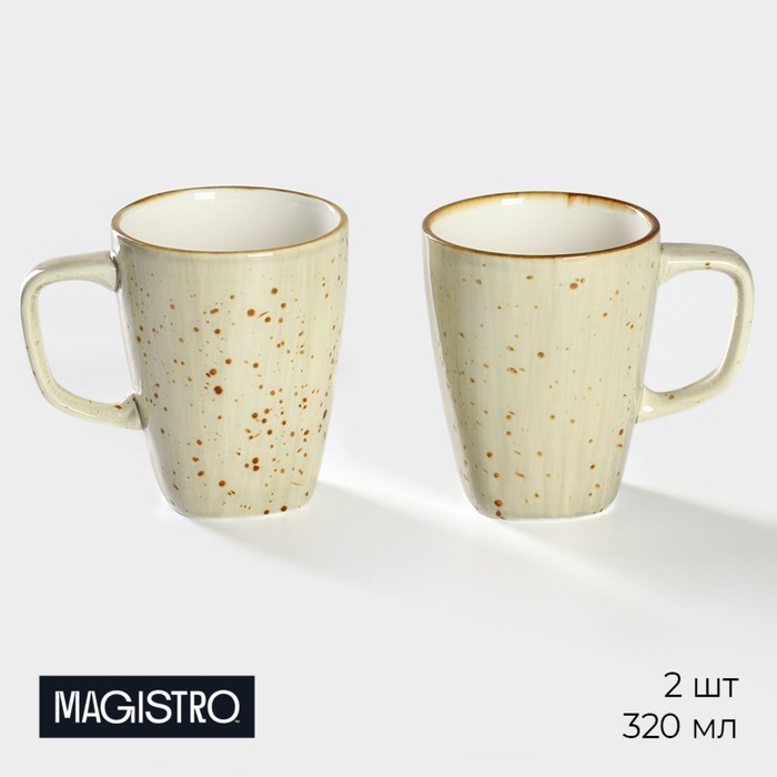 Набор кружек Magistro 9705513 Mediterana, 2 предмета 320 мл бежевый, "Наборы кружек SL"
Набор кружек Magistro 9705513 Mediterana, 2 предмета 320 мл бежевый, "Наборы кружек SL"