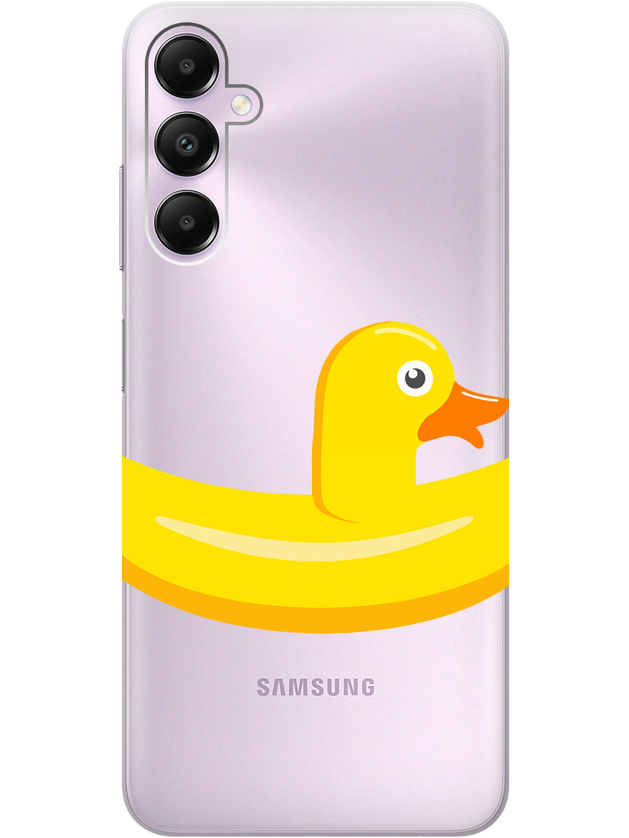 Силиконовый чехол на Samsung Galaxy A05s "Duck Swim Ring", Прозрачный;белый;желтый;коричневый, 20001456
Силиконовый чехол на Samsung Galaxy A05s "Duck Swim Ring", Прозрачный;белый;желтый;коричневый, 20001456