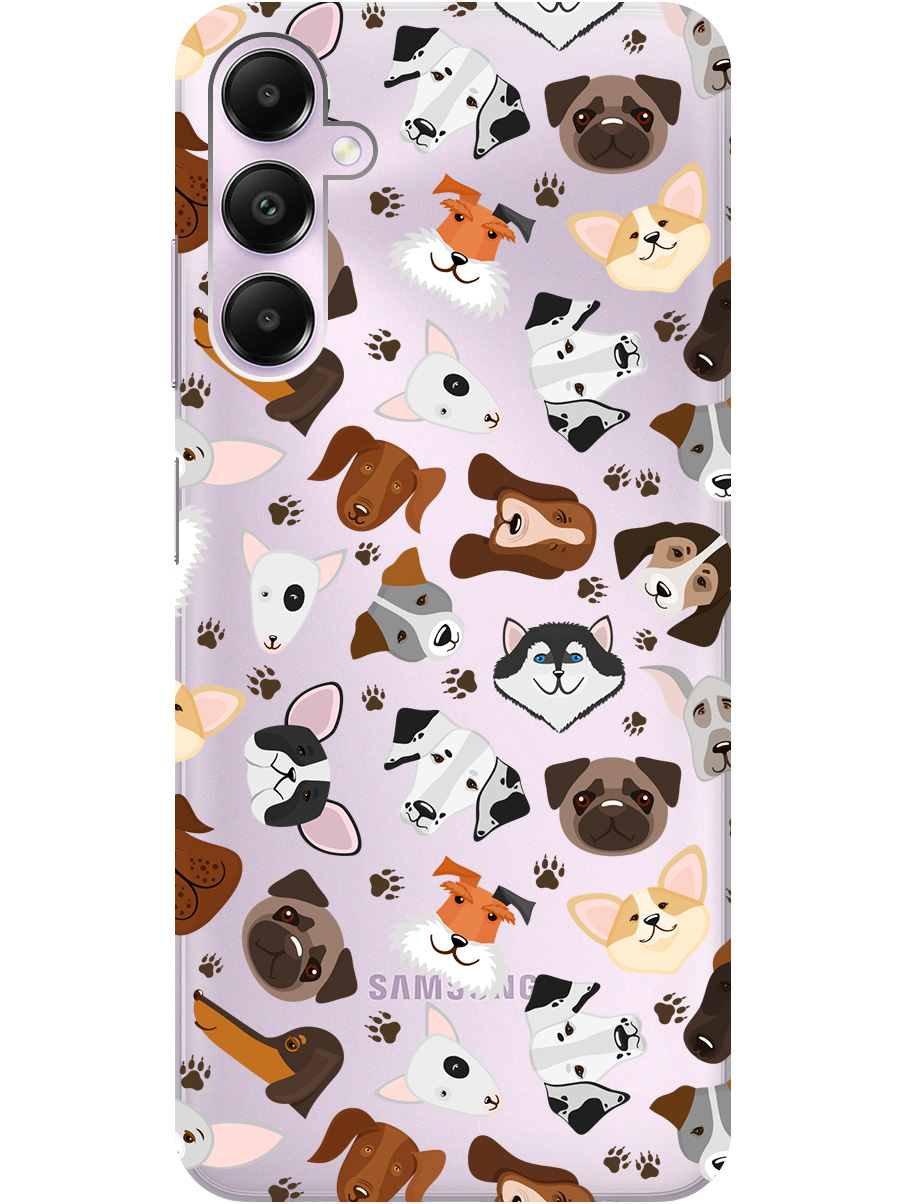 Силиконовый чехол на Samsung Galaxy A05s "Dogs Pattern", Прозрачный;коричневый;серый, 20001456
Силиконовый чехол на Samsung Galaxy A05s "Dogs Pattern", Прозрачный;коричневый;серый, 20001456