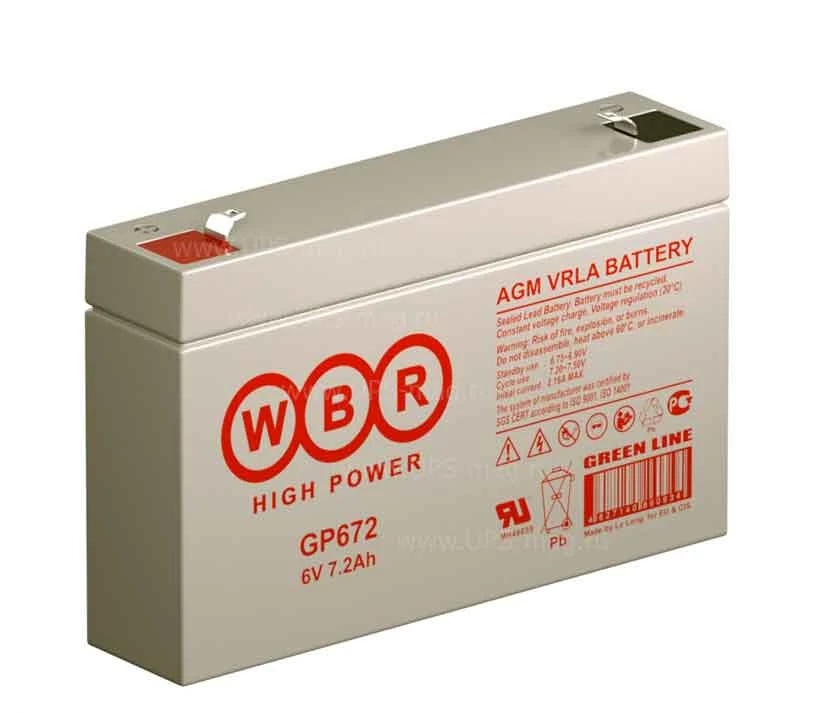 Аккумулятор WBR GP672 (6V 7,2AH / 6В 7,2Ач) для детского электромобиля; Охранной и пожа...
Аккумулятор WBR GP672 (6V 7,2AH / 6В 7,2Ач) для детского электромобиля; Охранной и пожа...