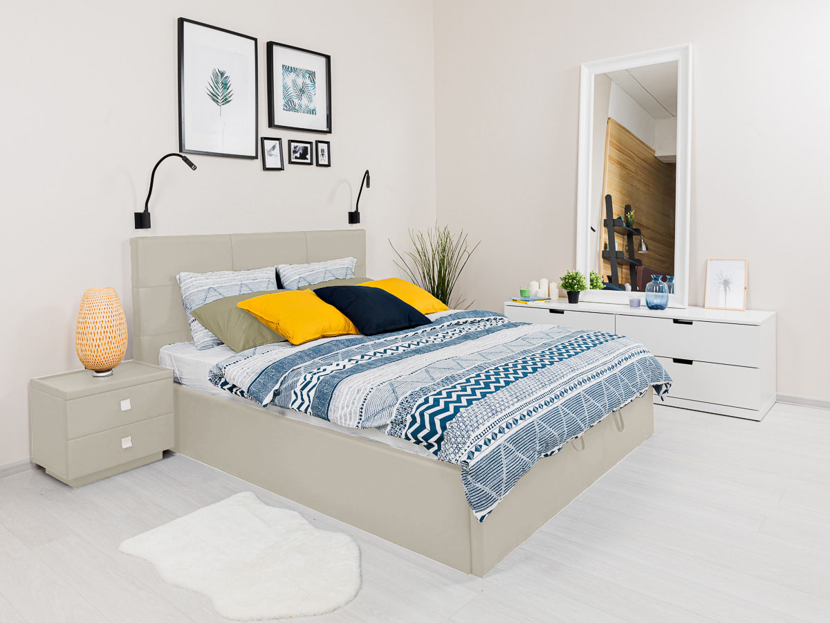 Двуспальная кровать ARMOS с ПМ Thea ECO Экокожа Nitro Ivory песочный 160х200, Разноцветный, Thea ECO
Двуспальная кровать ARMOS с ПМ Thea ECO Экокожа Nitro Ivory песочный 160х200, Разноцветный, Thea ECO