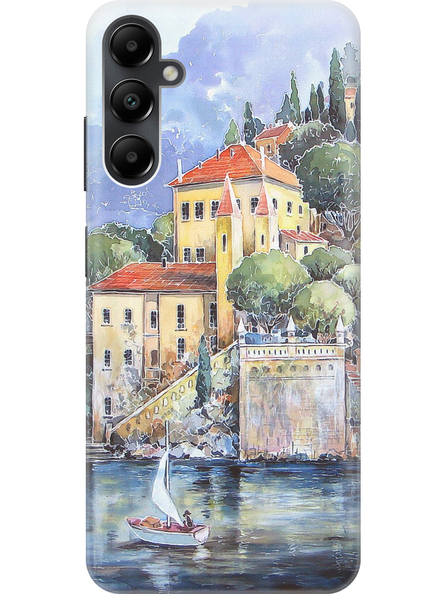 Силиконовый чехол на Samsung Galaxy A05s "Город у моря", Голубой;желтый;зеленый, 20001456
Силиконовый чехол на Samsung Galaxy A05s "Город у моря", Голубой;желтый;зеленый, 20001456