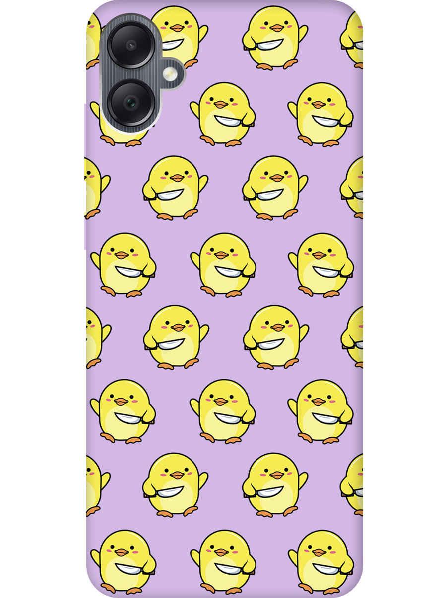 Силиконовый чехол на Samsung Galaxy A05 "Chick With Knife" сиреневый, Фиолетовый;желтый, 20001455
Силиконовый чехол на Samsung Galaxy A05 "Chick With Knife" сиреневый, Фиолетовый;желтый, 20001455