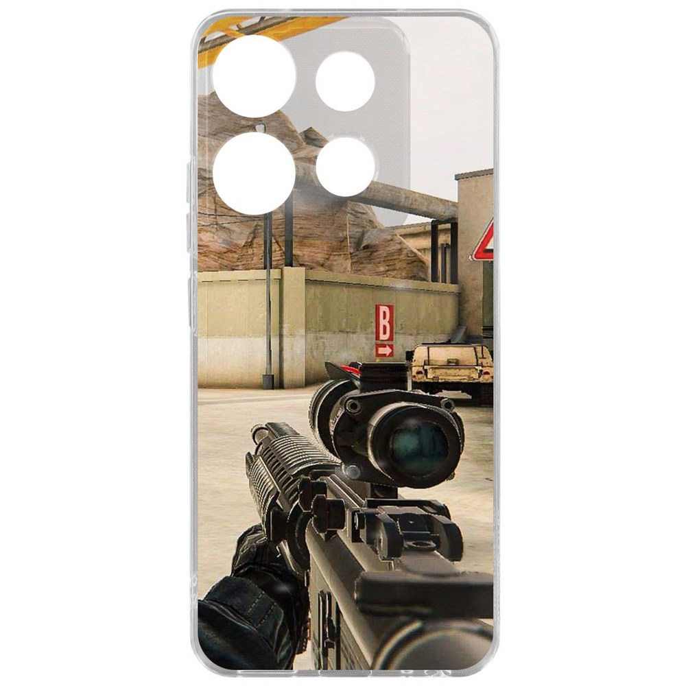Чехол-накладка Krutoff Clear Case Cтандофф 2 (Standoff 2) - Оптика для TECNO Spark Go 2023, Прозрачный
Чехол-накладка Krutoff Clear Case Cтандофф 2 (Standoff 2) - Оптика для TECNO Spark Go 2023, Прозрачный