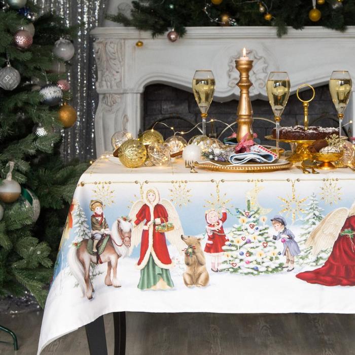 Этель Набор столовый "Christmas time" скатерть 150х185см +/-3см с ГМВО, салф.40х40см-8шт,, Белый
Этель Набор столовый "Christmas time" скатерть 150х185см +/-3см с ГМВО, салф.40х40см-8шт,, Белый